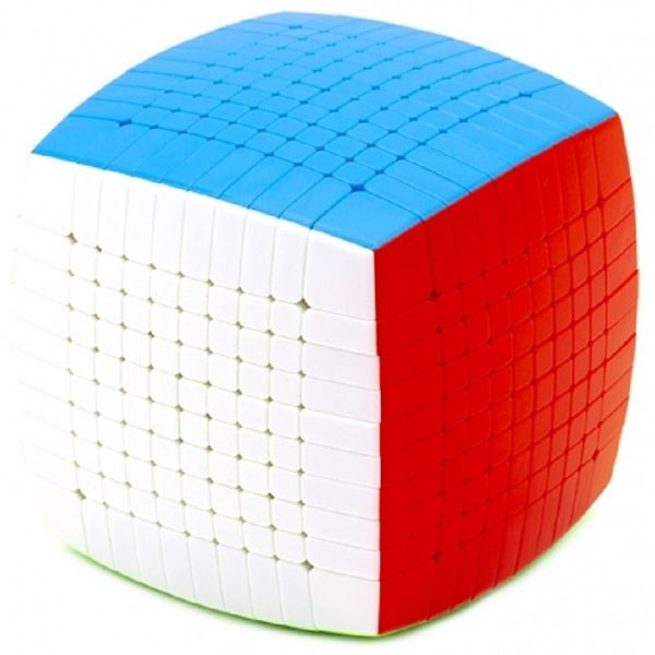 Кубик Shengshou 10x10 кольоровий пластик SSSJ01 фото