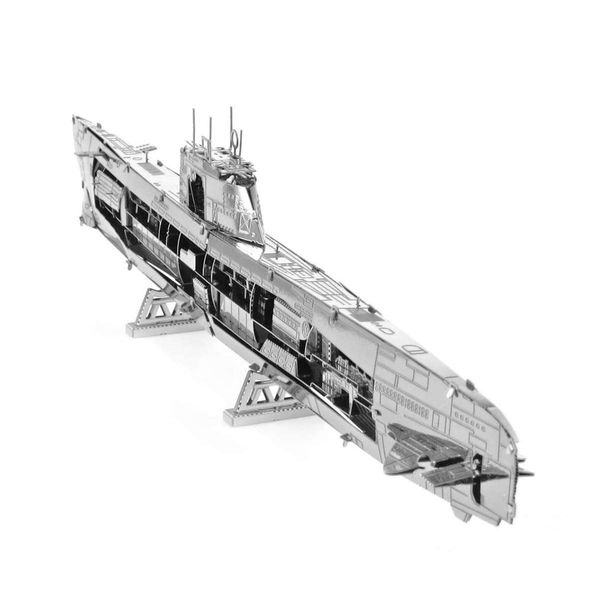 Металлический 3D конструктор Металевий 3D конструктор German U-boat Type XXІ | Немецкая подводная лодка MMS121 фото