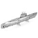 Металлический 3D конструктор Металевий 3D конструктор German U-boat Type XXІ | Немецкая подводная лодка MMS121 фото 5
