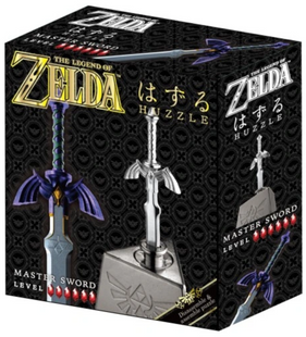 6* Huzzle Zelda Master Sword | Головоломка із металу 515144 фото