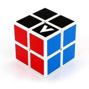 V-CUBE 2х2 white | Кубик 2х2 білий плоский 00.0028 фото