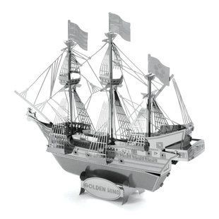Металлический 3D конструктор Golden Hind | Золотая лань MMS049 фото
