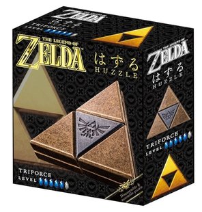 5* Huzzle Zelda Triforce | Головоломка із металу 515145 фото