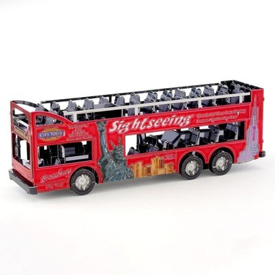 Металевий ЗD констуктор "Big Apple Tour Bus" | Екскурсійний автобус MMS169 фото