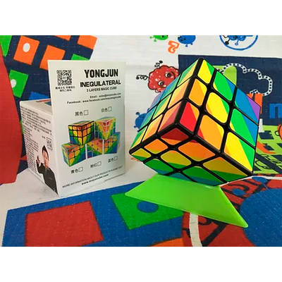 YJ Ineguilateral Cube Black | Кубик YJ8313 b фото