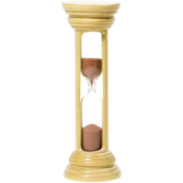 Часы песочные 10 минут | песок коричневый, натуральный 300575 фото