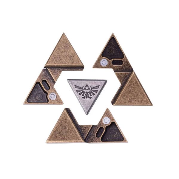 5* Huzzle Zelda Triforce | Головоломка из металла 515145 фото