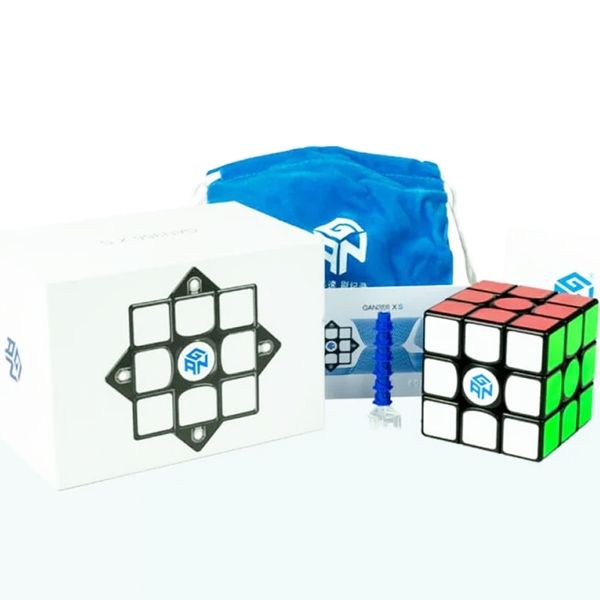 Кубик 3х3 Ganspuzzle 356 XS чорний GAN356x5 фото