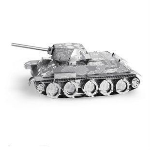 T-34 Tank Metal Earth | Танк Т-34 MMS201 фото
