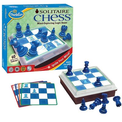 Игра-головоломка Шахматы для одного | ThinkFun Solitaire Chess 3400-WLD фото