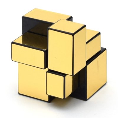 Smart Cube Mirror Golden 2x2 | Зеркальный Кубик 2х2 SC370 фото