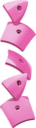 Geomag KOR Cover Pink | Магнітний конструктор Геомаг Кор рожевий PF.800.574.00 фото
