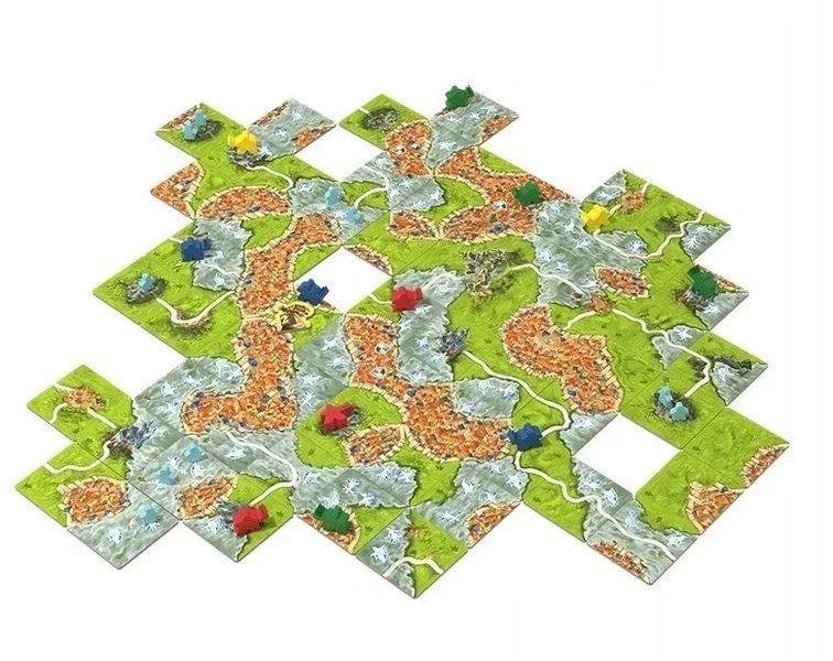 Настольная игра Туманы над Carcassonne + дополнение Привидения, замки и кладбище FL26086 фото