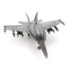 Металлический 3D конструктор Самолет F/A-18 Super Hornet MMS459 фото 5