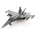 Металлический 3D конструктор Самолет F/A-18 Super Hornet MMS459 фото 1