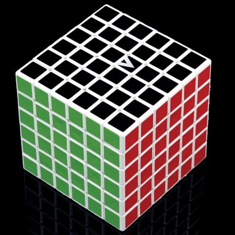 V-CUBE 6x6 White | Кубик 6х6 білий плоский 00.0002 фото