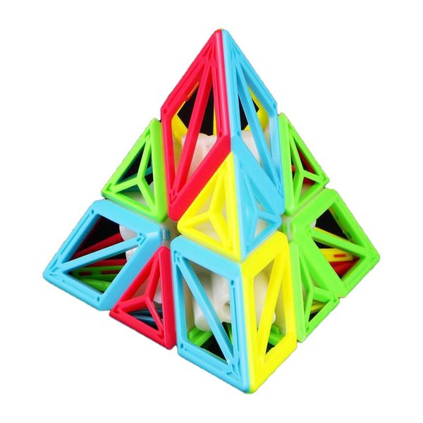 QiYi DNA Pyraminx stickerless | QiYi DNA Пірамідка стікерлесс QYDNA03 фото