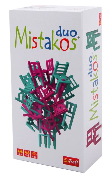 Mistakos DUO (Рожево-блакитний) | Настільна гра зі стільчиками 6144 фото