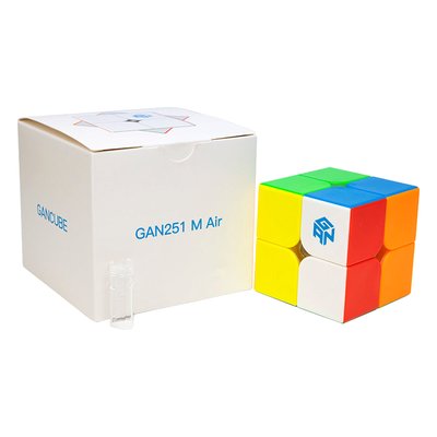 GAN 251 M Air 2x2 stickerless | Ган 251 М цветной пластик GAN251MА фото