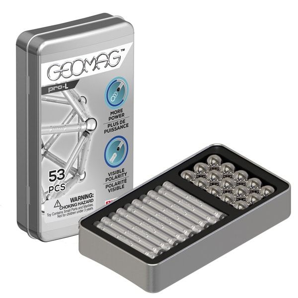 Geomag PRO-L Pocket Set | Карманный магнитный конструктор 53 детали 040 фото