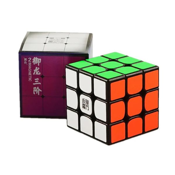 YJ 3x3 YuLong V2 Magnetic black | Кубик ЮЛонг 3x3 магнітний YJYL04 фото