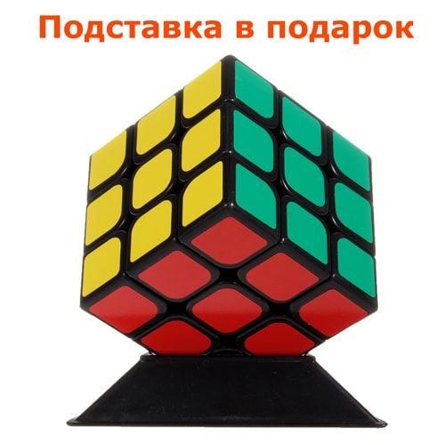 Smart Cube 3х3 Фирменный Плюс | Кубик 3х3 черный SC301+ фото