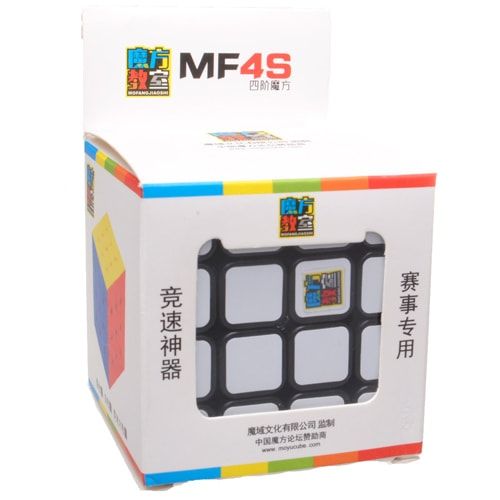 MoYu MoFangJiaoShi 4x4 MF4s black | Кубик 4х4 чорний MY4S01 фото