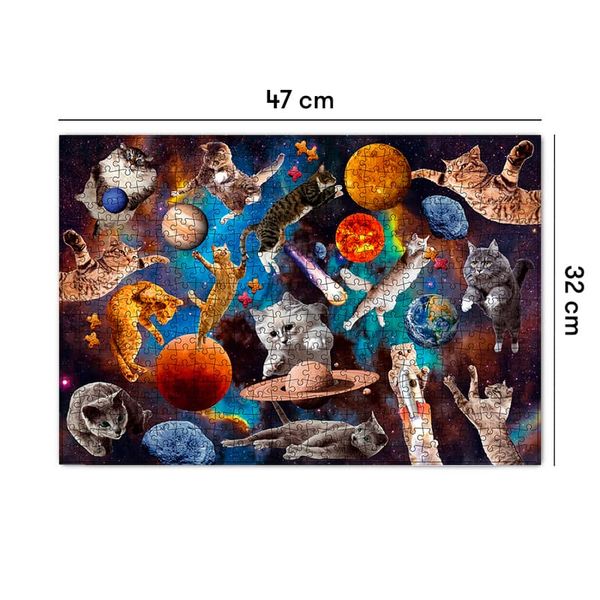 Пазл Коти у відкритому космосі – 500 частин orner-1357 фото