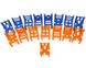 Mistakos DUO (Оранжево-синий) | Настольная игра со стульчиками 6145 фото 2