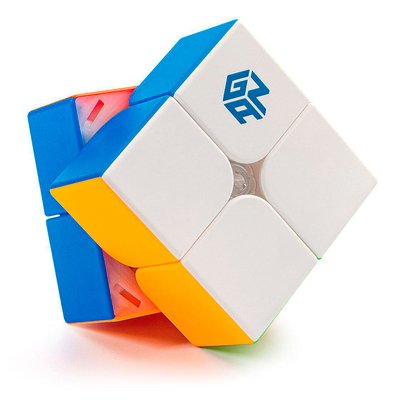 GAN 251 M Leap 2x2 stickerless | Ган 251 М цветной пластик GAN251ML фото
