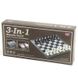 Шашки, шахматы, нарды магнитные 3 в 1 | магнитный набор (25х25) 38810 фото 3