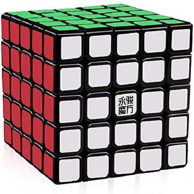 YJ 5x5 Yuchuang Black | Кубик 5x5 черный YJ8322B фото