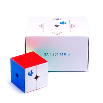 GAN 251 M Pro 2x2 stickerless | Ган 251 М Pro магнитный GAN251MP фото