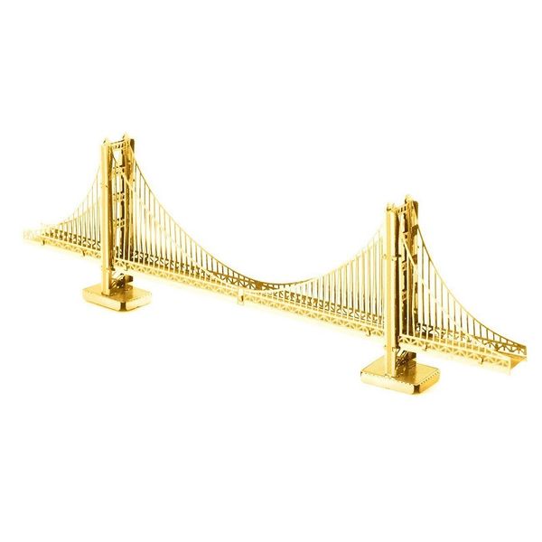 Golden Gold Gate Bridge Metal Earth | Золотые ворота MMS001G фото