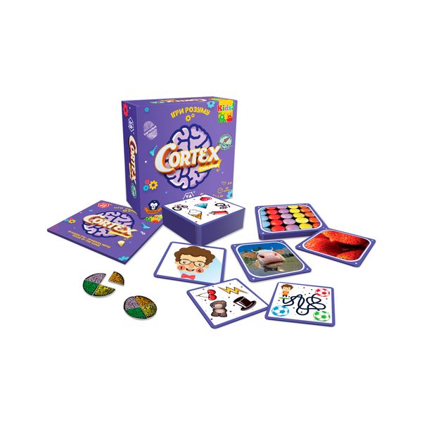 Настільна гра CORTEX CHALLENGE KIDS (90 карток, 24 фішки) 101019917 фото