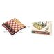 Магнитные шахматы, шашки. Magnetic Folding Peach wood Chess and Checker 31x31 4856-С фото 1