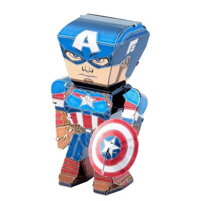 Металлический 3Д конструтор Марвел Avengers Капитан Америка MEM001 фото