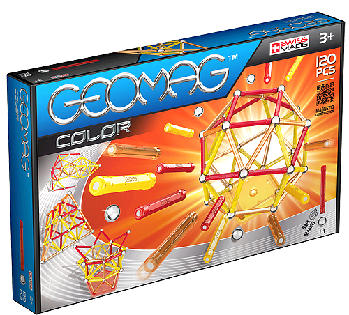 Geomag Color 120 деталей | Магнитный конструктор Геомаг PF.510.255.00 фото