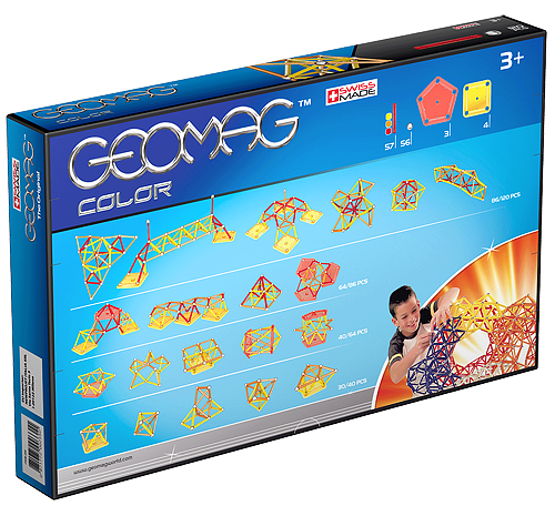 Geomag Color 120 деталей | Магнитный конструктор Геомаг PF.510.255.00 фото