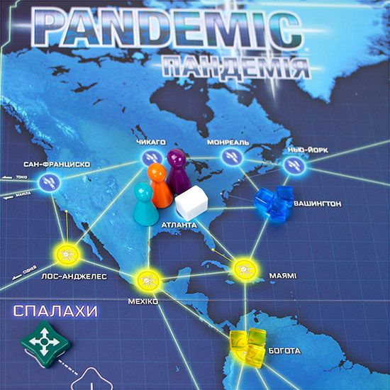 Настольная игра Пандемия укр. 4913 фото