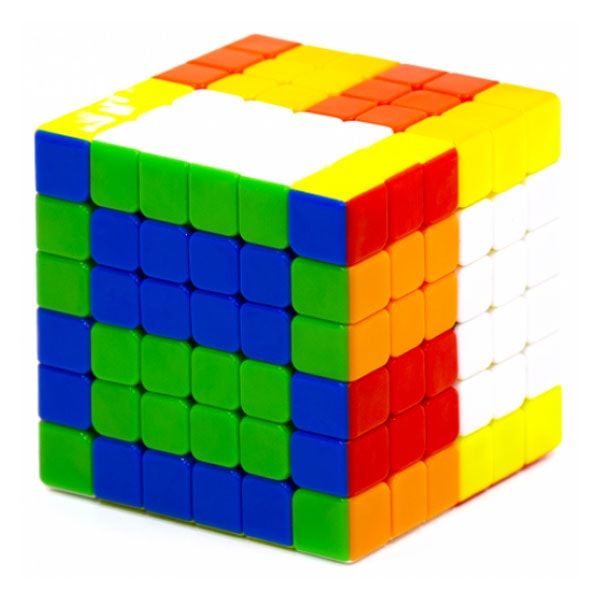 YJ RuiShi 6х6 color | Кубик 6х6 без наліпок YJRS01 фото