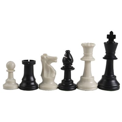 Шахматные фигуры KH 77 mm, пластик легкие E220 фото