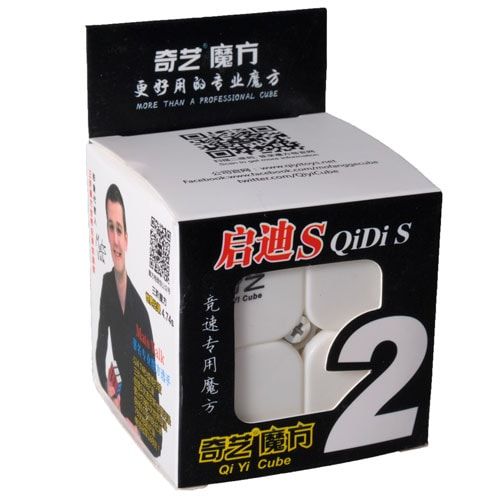 QiYi QiDi S 2x2 Color | Кубик КиДи без наклеек QYQDS01 фото