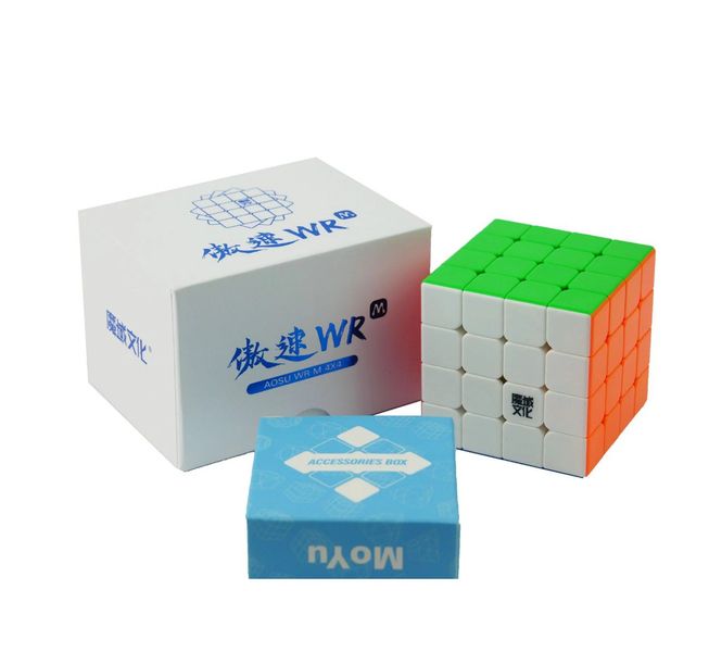MoYu 4x4 AoSu WR M stickerless | Кубик 4х4 колор магнитный MYAS004 фото