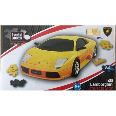 Головоломка E3D Lamborghini Murciélago - 1:32 Yellow 473410 фото