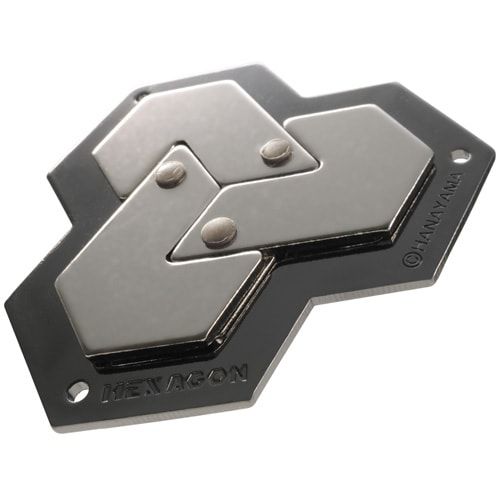 4* Шестиугольник (Huzzle Hexagon) | Головоломка из металла 515062 фото