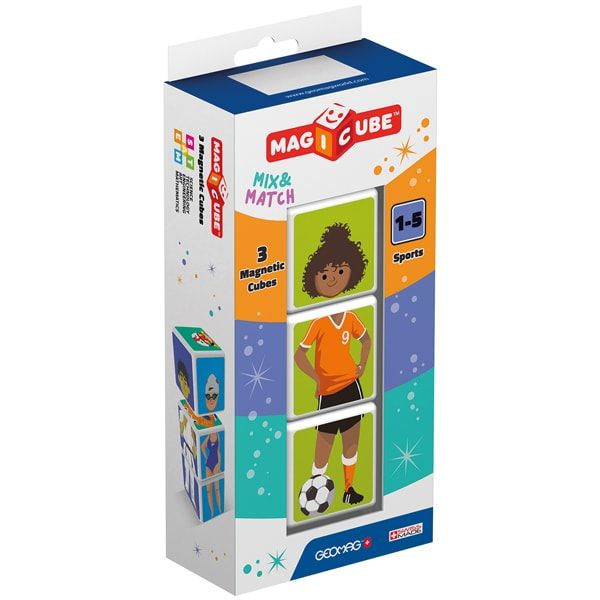 Geomag MAGICUBE Sports 3 cubes | Магнитные кубики Спорт 111 фото