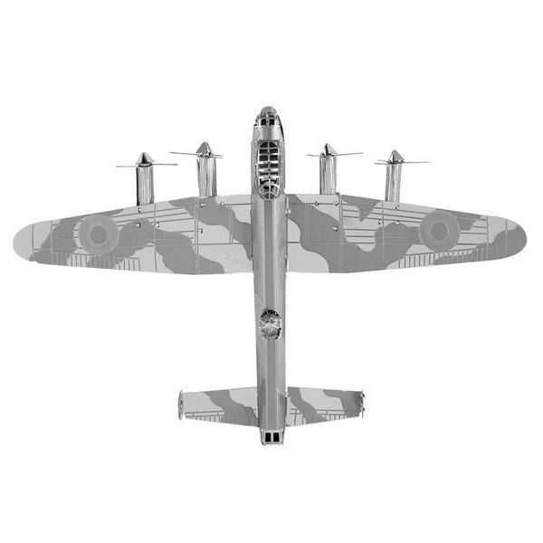 Металлический 3D конструктор самолет Avro Lancaster MMS067 фото