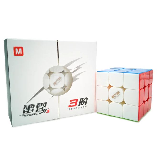 QiYi Thunderclap V3 M 3x3 Stickerless | Тандерклеп V3 магнітний 177 фото