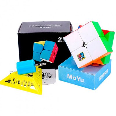 MoYu Meilong М 2х2 stickerless | Кубик Мейлонг 2х2 магнітний MYML2M01 фото